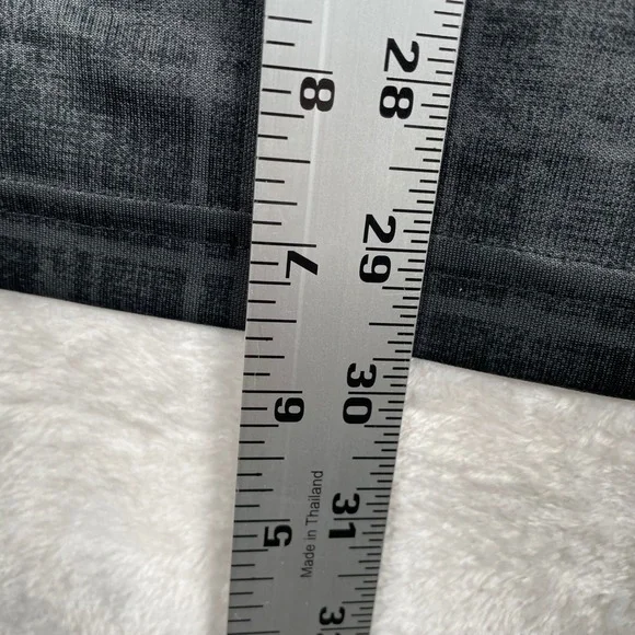 Adidas Men's Golf Polo Shirt Black Plaid Performance Size S Short Sleeve - Picture 6 of 6